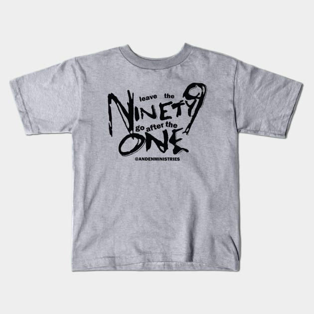 One in Ninety-Nine Design Kids T-Shirt by BaldmanStudios